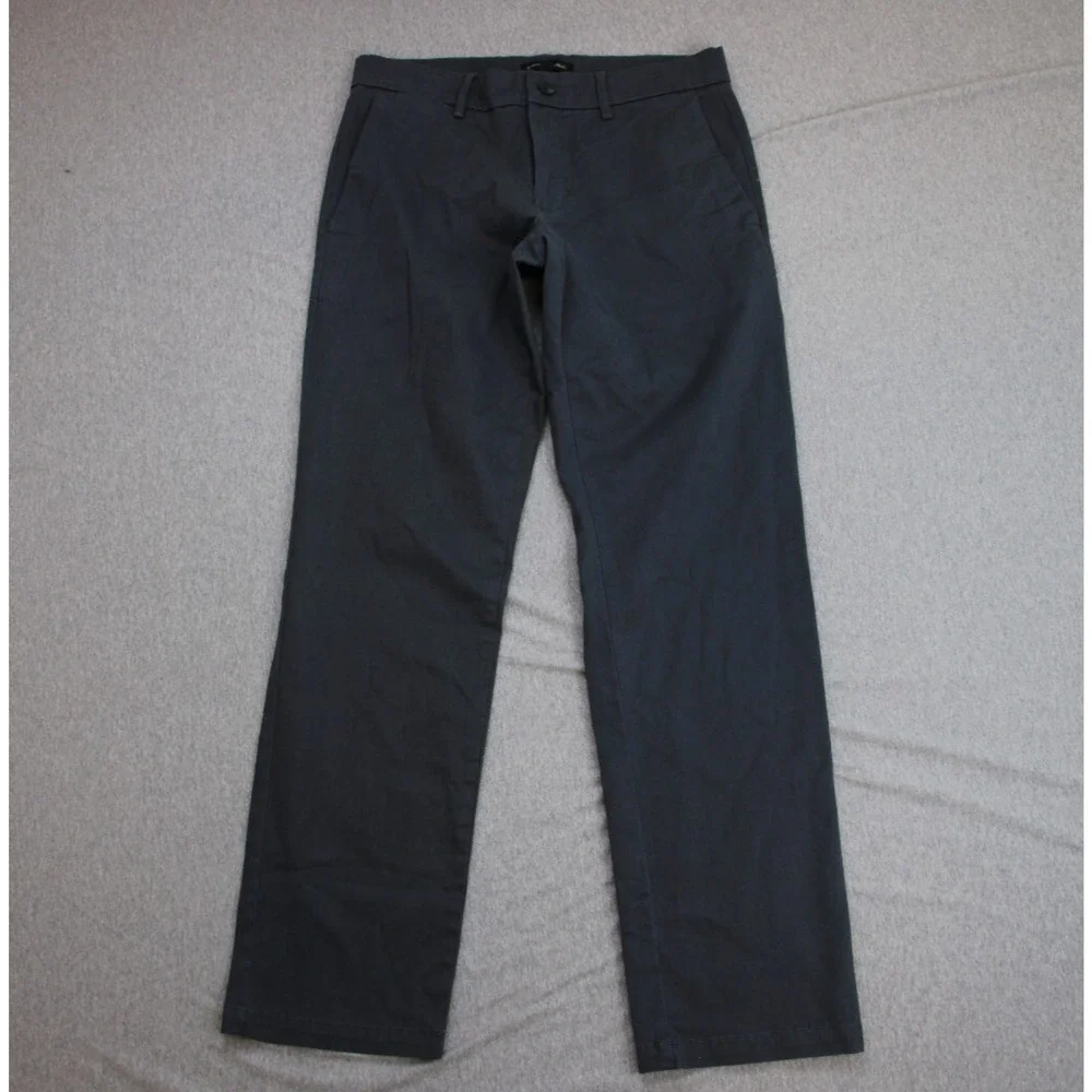 Banana Republic Pants Mens 30 X 32 Gray Chino Cotton‎ Blend Stretch Straight